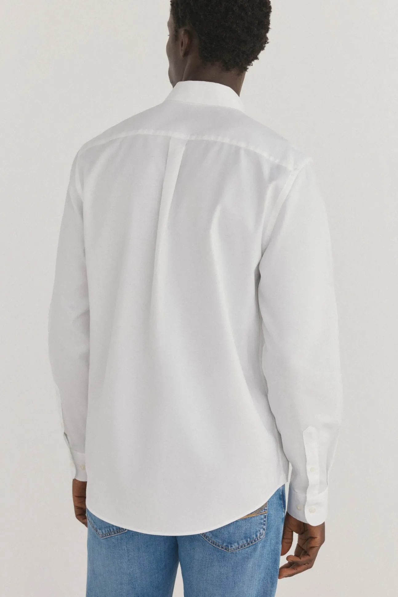 Camisa non iron oxford liso