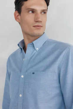 Camisa non iron oxford liso