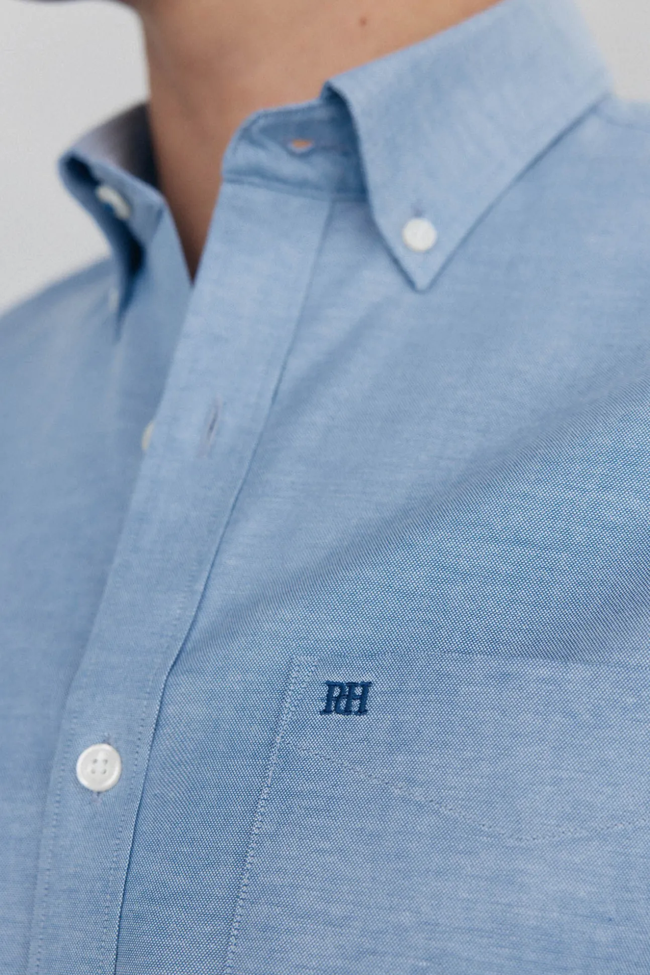 Camisa non iron oxford liso