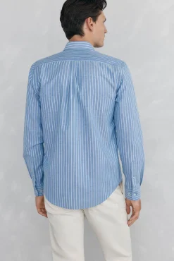 Camisa non iron oxford rayas