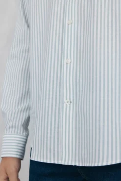 Camisa non iron oxford rayas