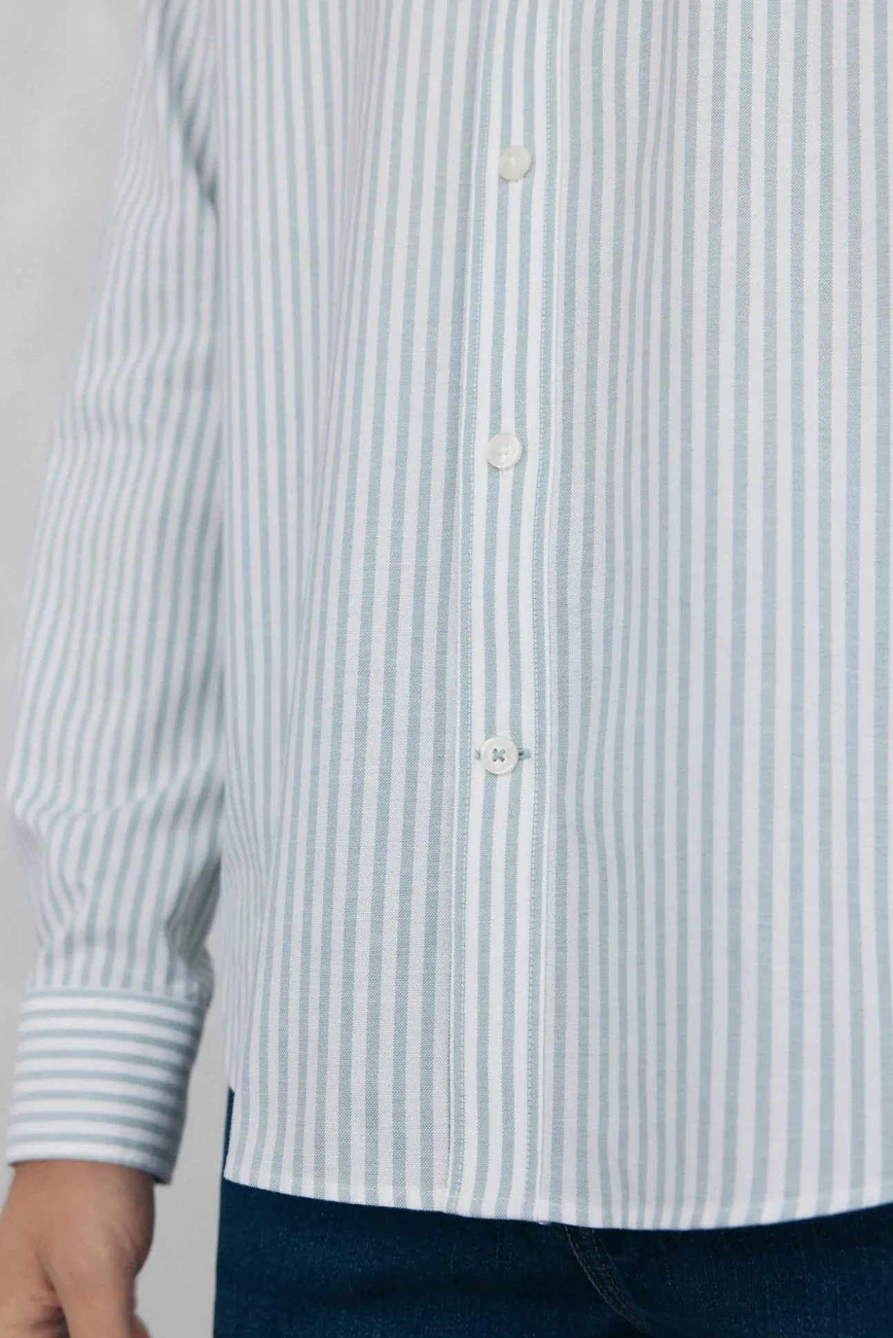 Camisa non iron oxford rayas