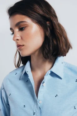 Camisa Oxford algodón