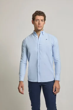 Camisa Oxford con logo