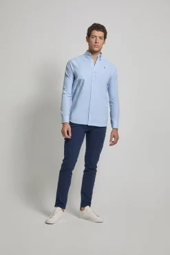 Camisa Oxford con logo