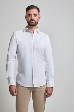 Camisa Oxford con logo