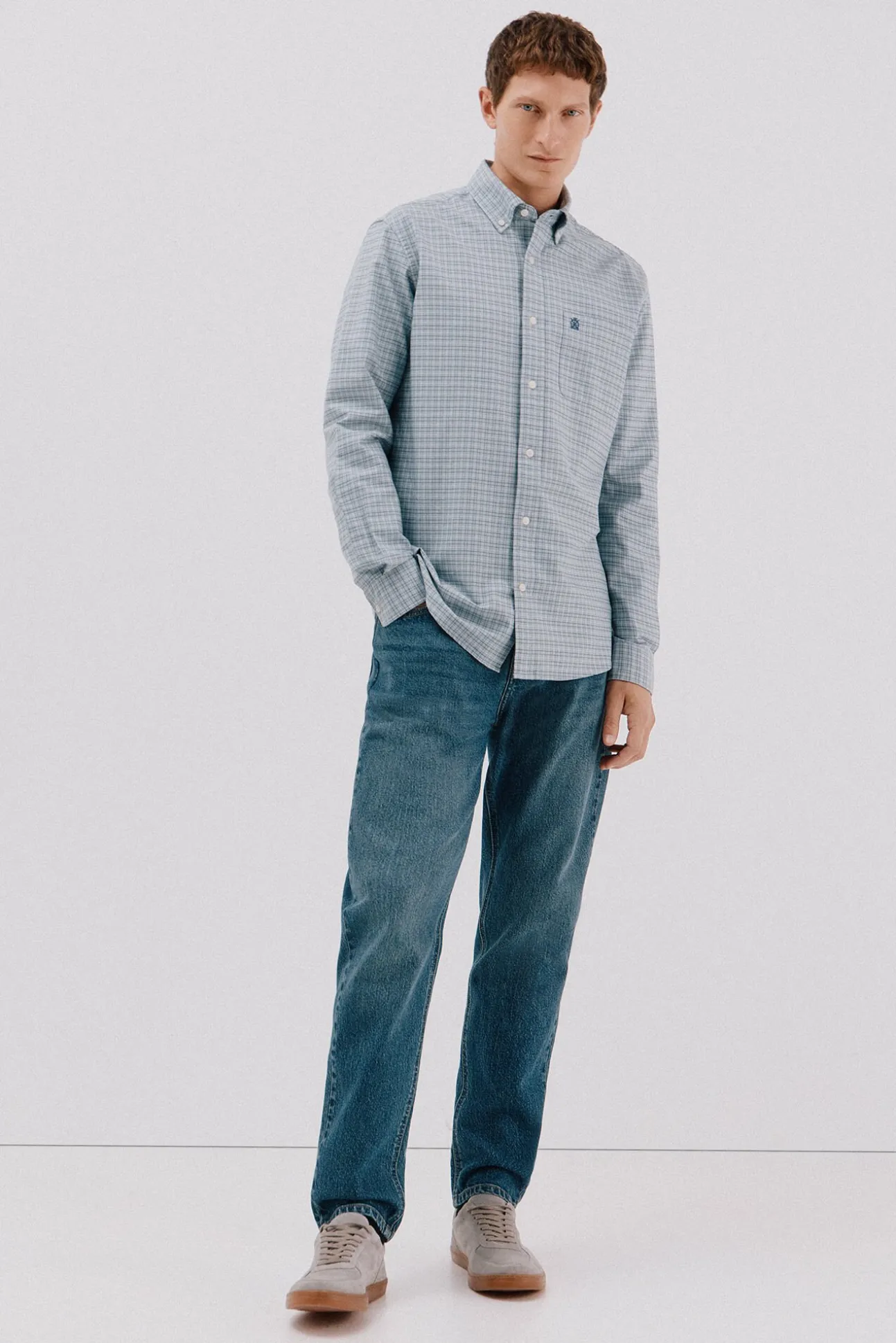 Camisa oxford cuadros