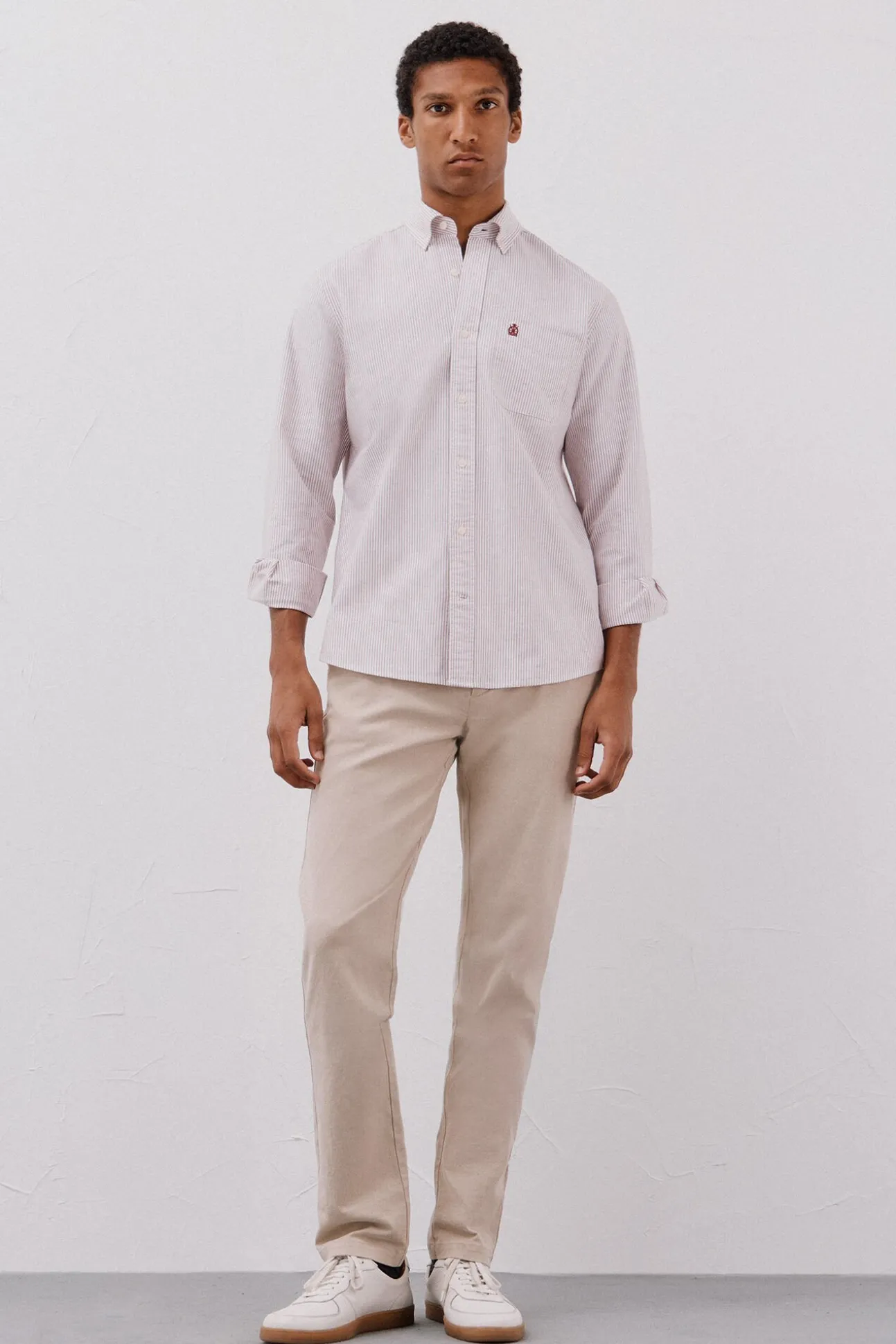 Camisa oxford raya candela