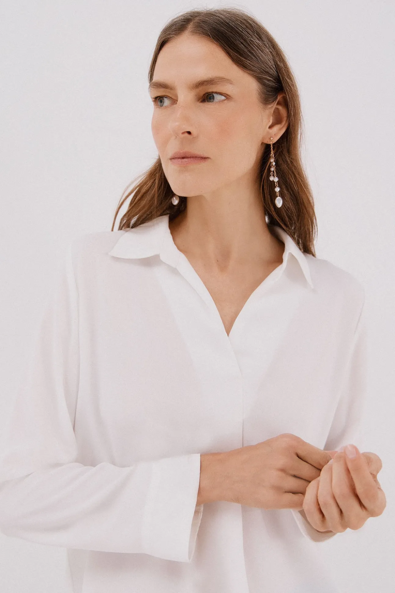 Camisa pliegue