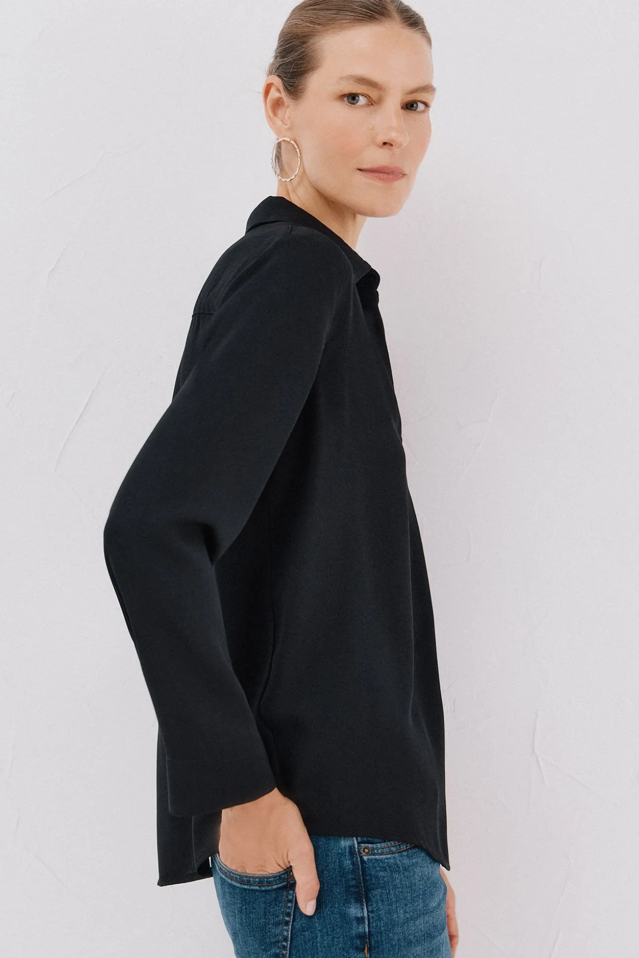 Camisa pliegue