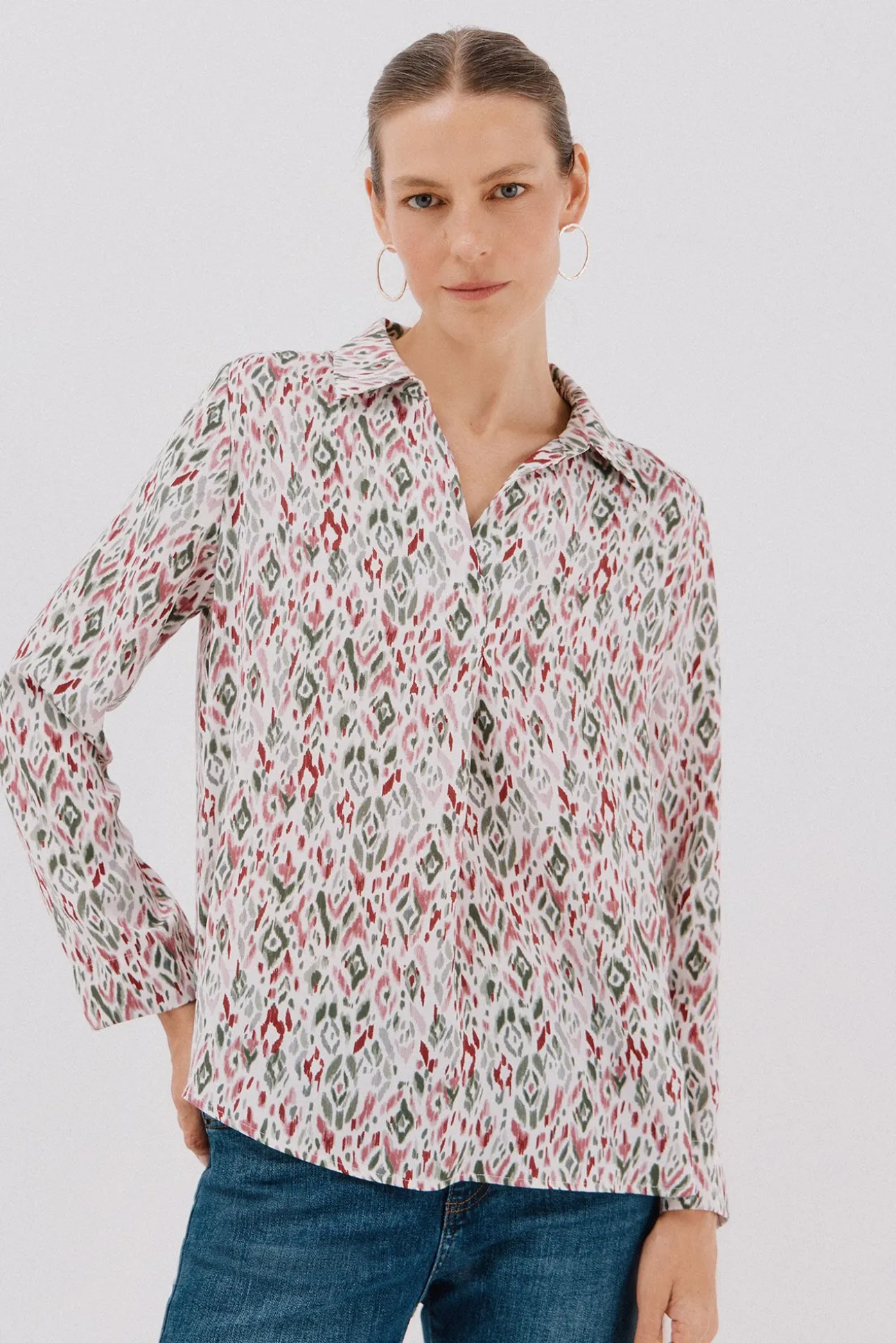 Camisa pliegue