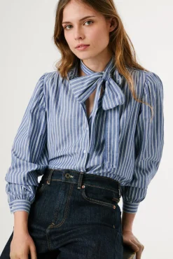 Camisa Popelín De Rayas
