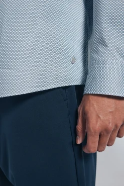 Camisa popelín micro estampado