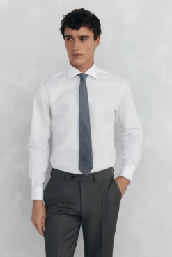 Camisa puño gemelos non iron + antimanchas