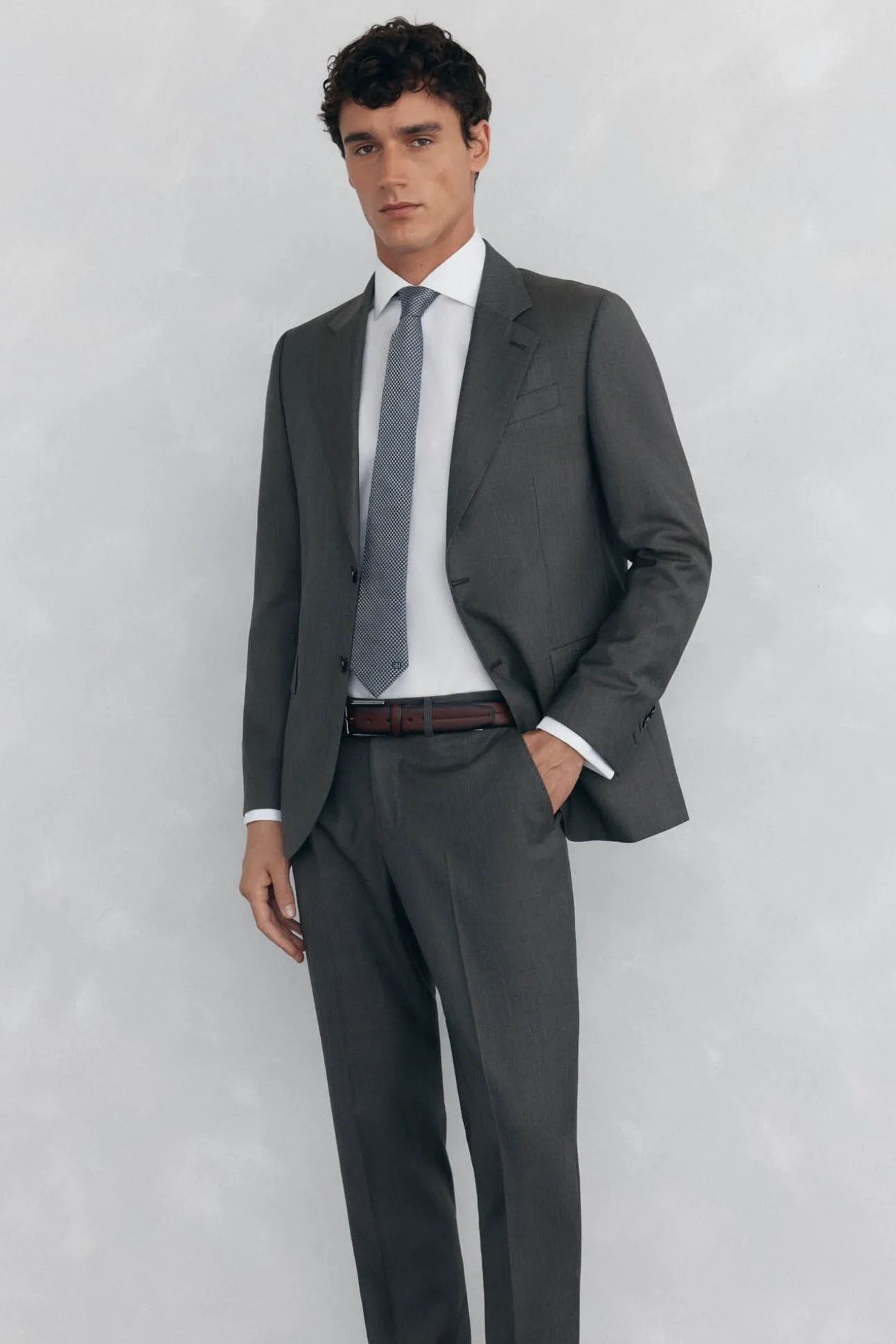 Camisa puño gemelos non iron + antimanchas