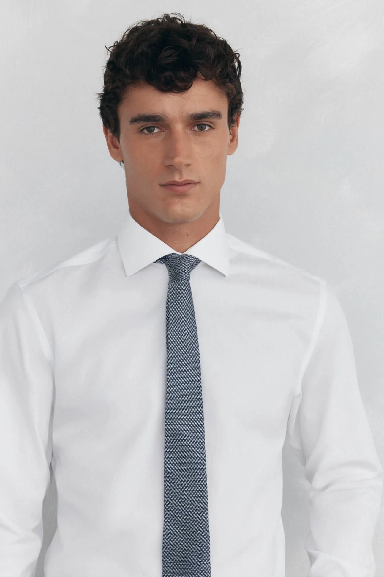 Camisa puño gemelos non iron + antimanchas