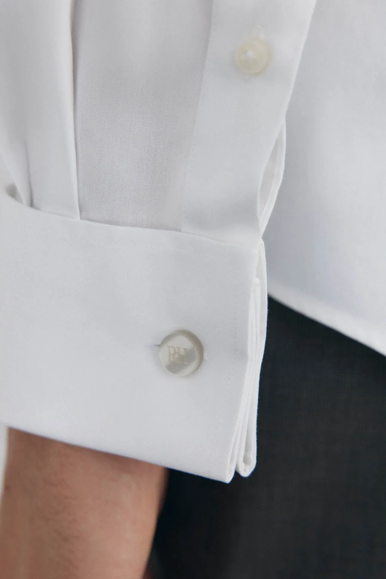 Camisa puño gemelos non iron + antimanchas