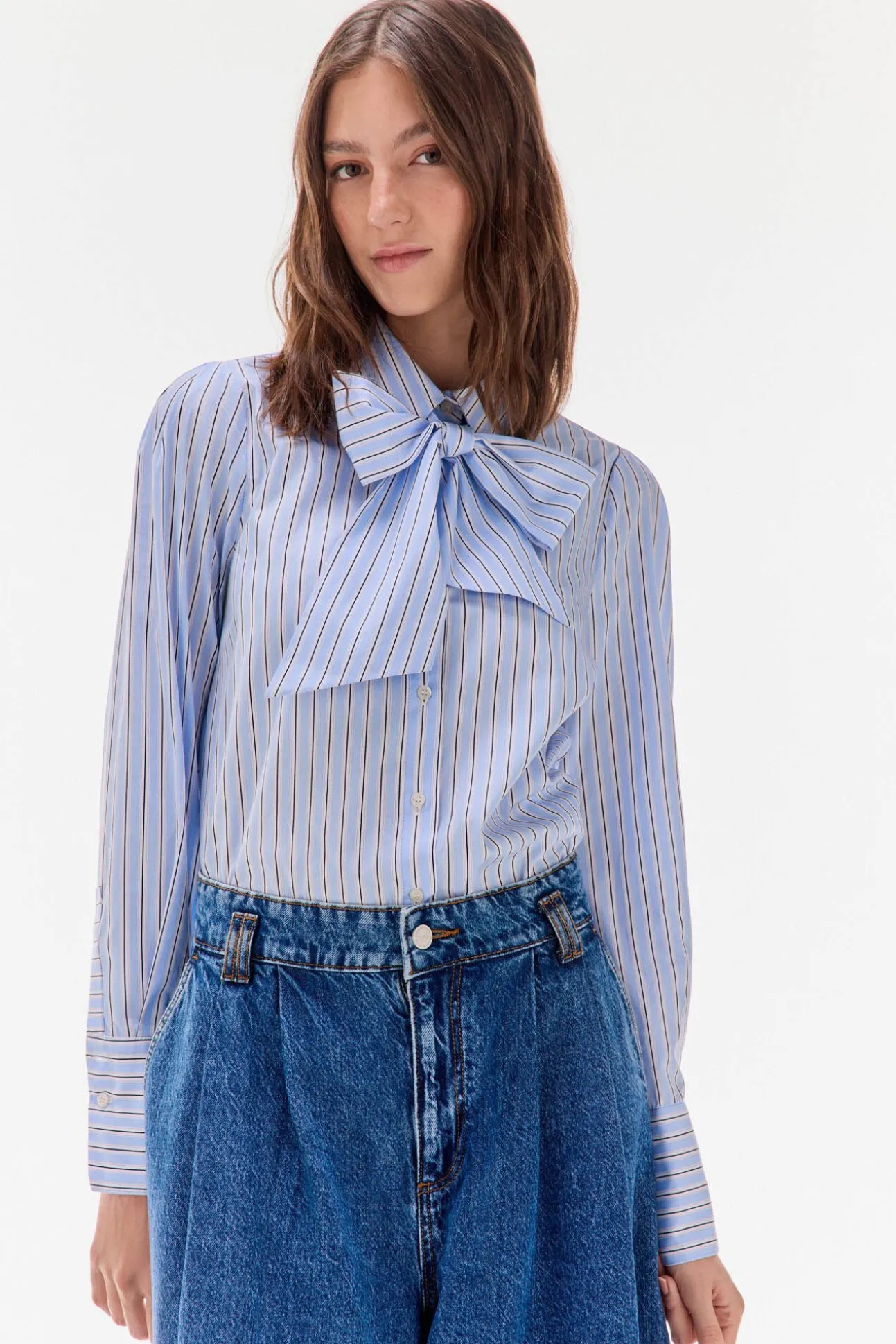 Camisa rayas lazo