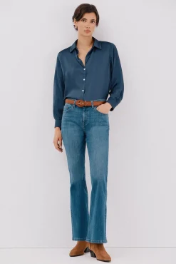 Camisa satinada