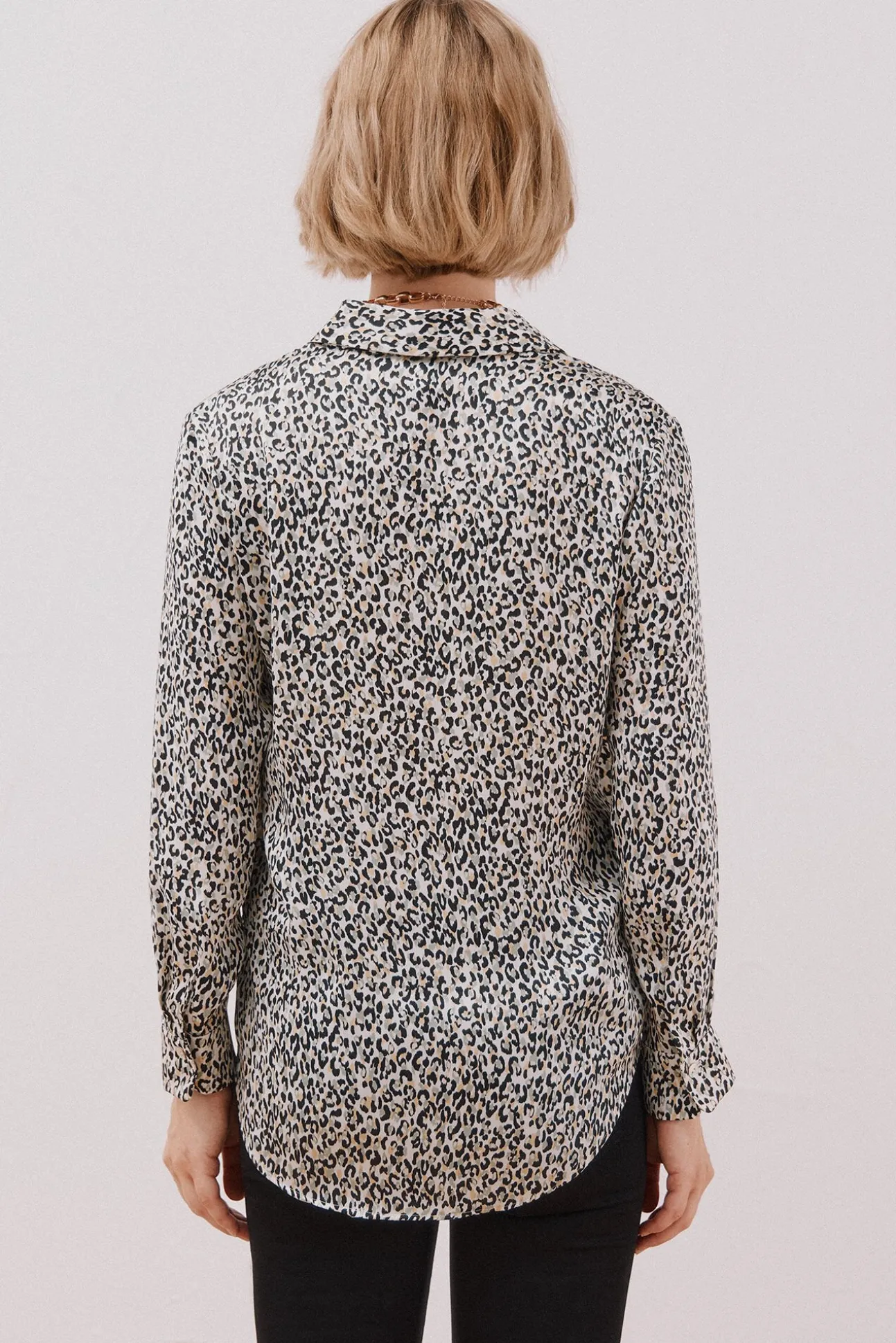 Camisa satinada