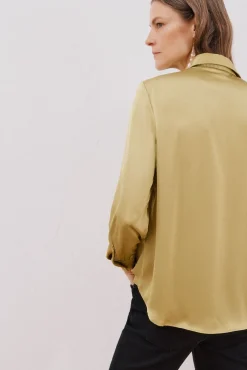 Camisa satinada