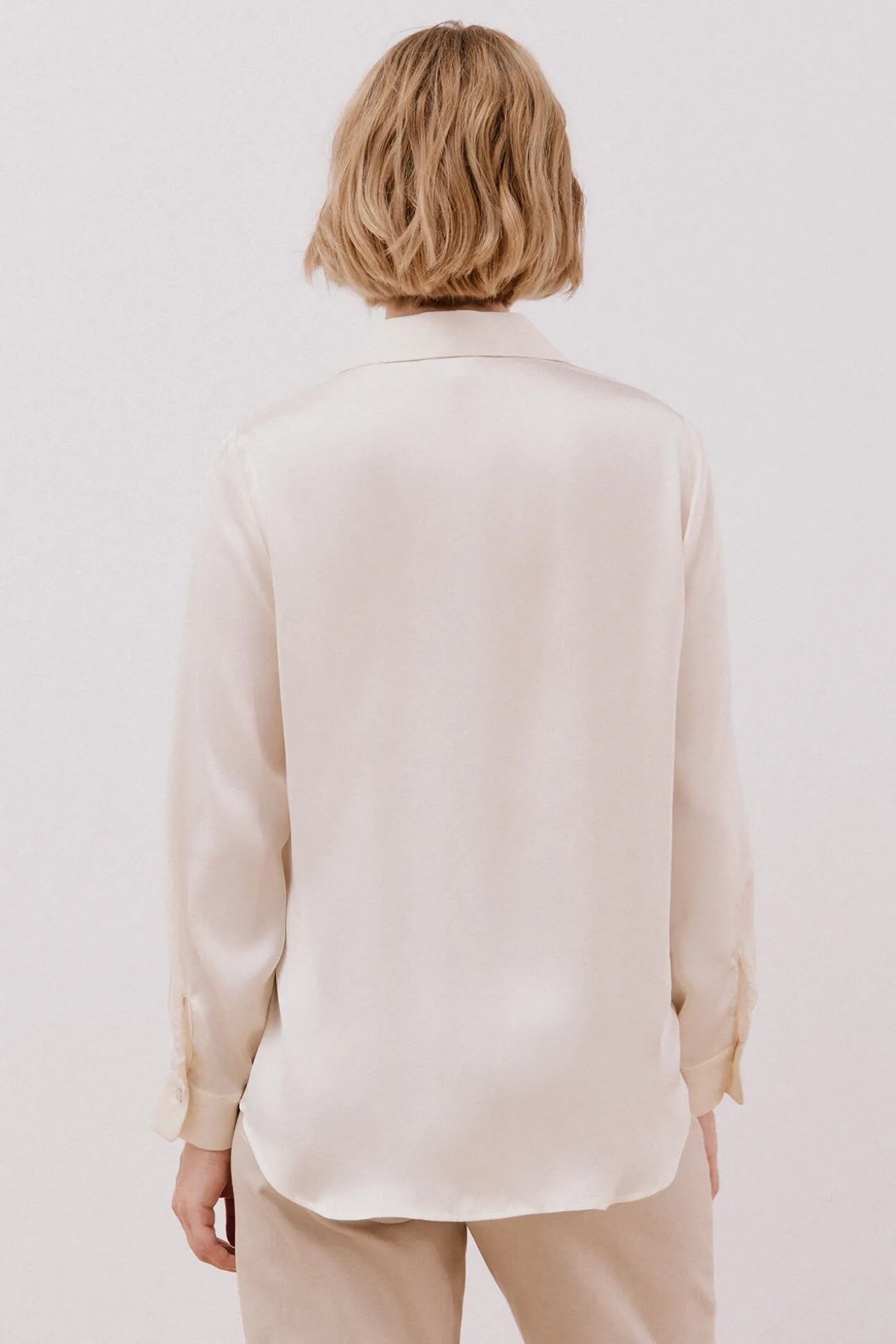 Camisa satinada