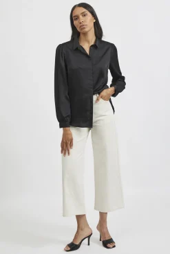 Camisa satinada
