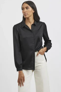 Camisa satinada
