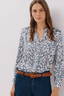 Camisa satinada