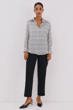 Camisa satinada