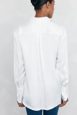 Camisa satén oversize
