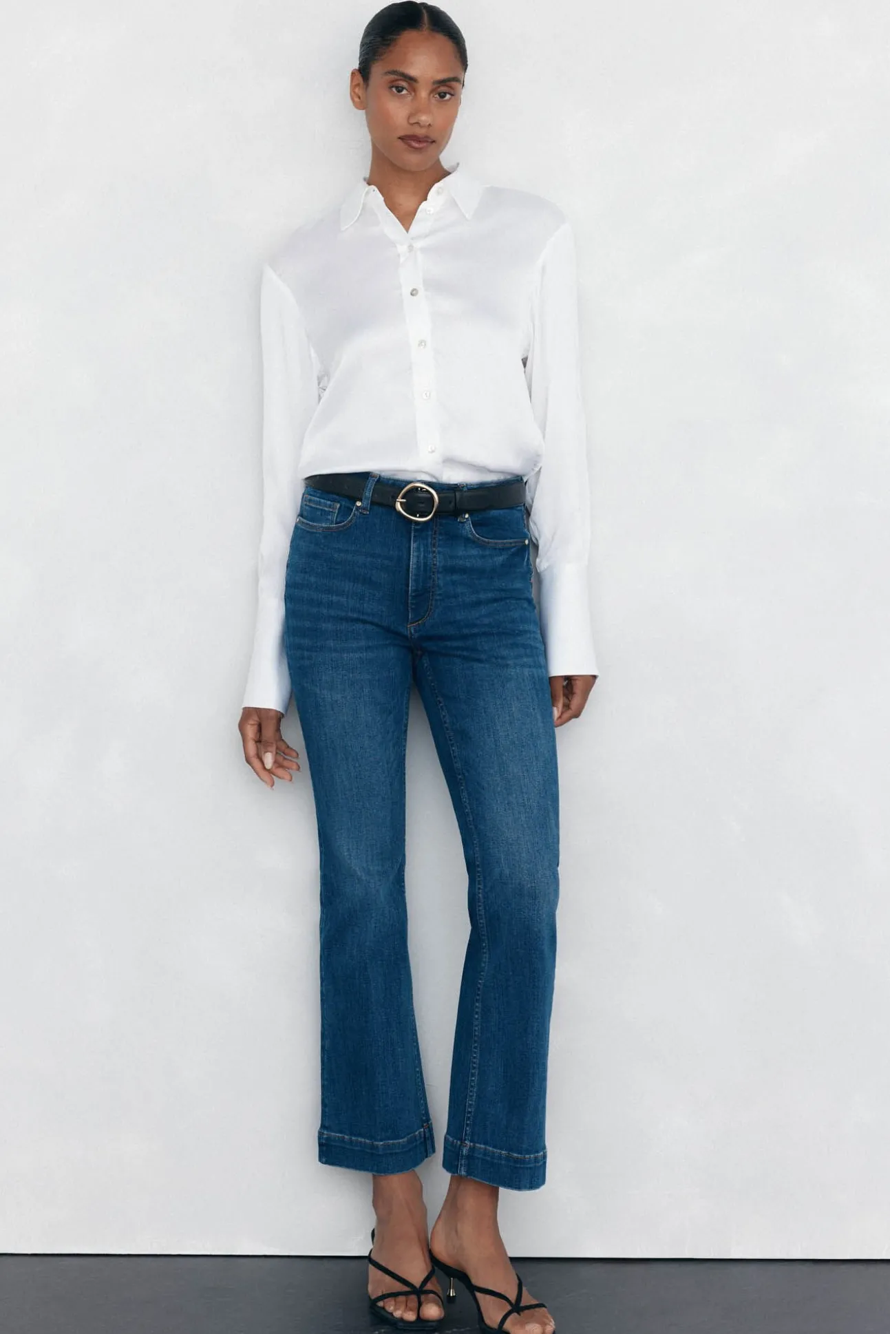 Camisa satén oversize