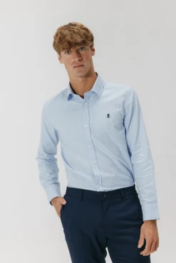 Camisa semivestir Oxford cuadros