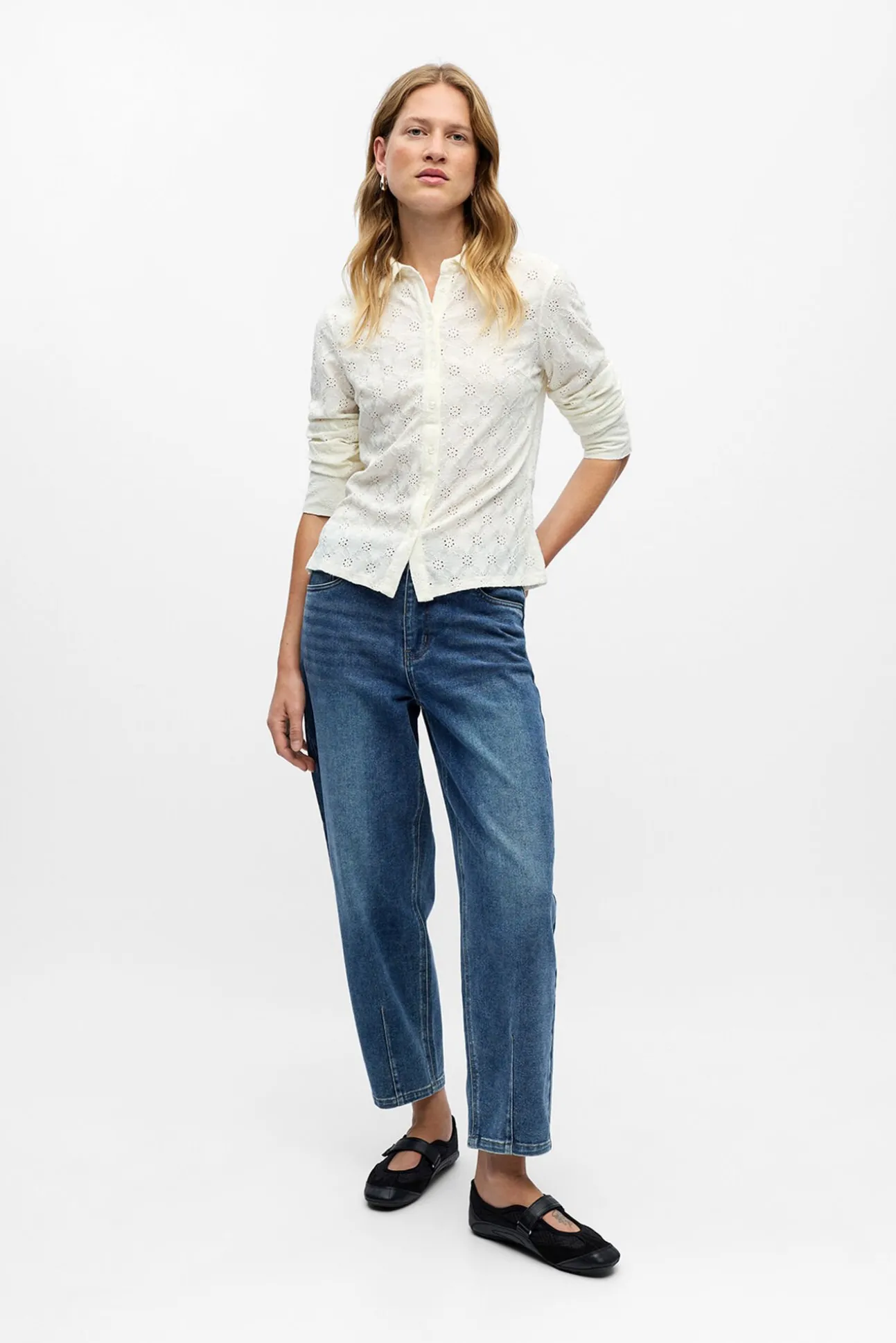 Camisa tejido bordado
