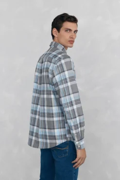 Camisa twill cuadros