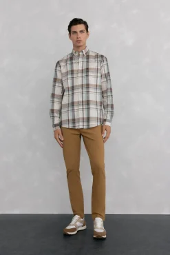 Camisa twill cuadros
