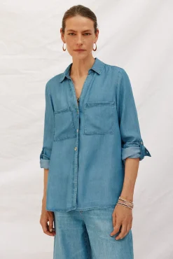 camisa vaquera tencel