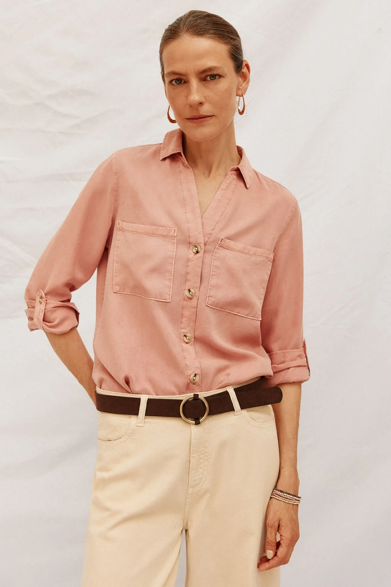 camisa vaquera tencel