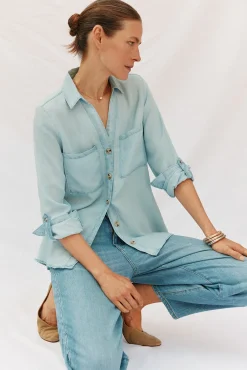 camisa vaquera tencel