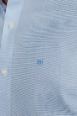 Camisa vestir estructura non iron + antimanchas slim fit