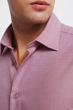 Camisa vestir estructura bicolor