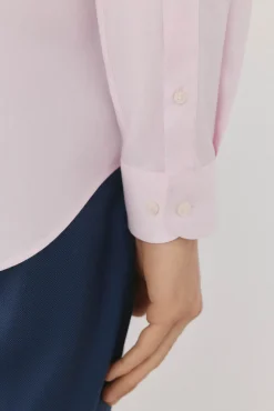 Camisa vestir lisa non iron + antimanchas
