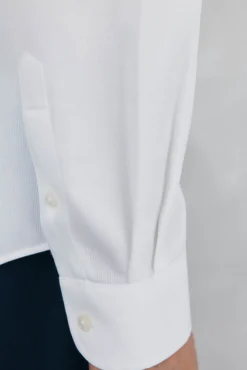 Camisa vestir lisa non iron + antimanchas