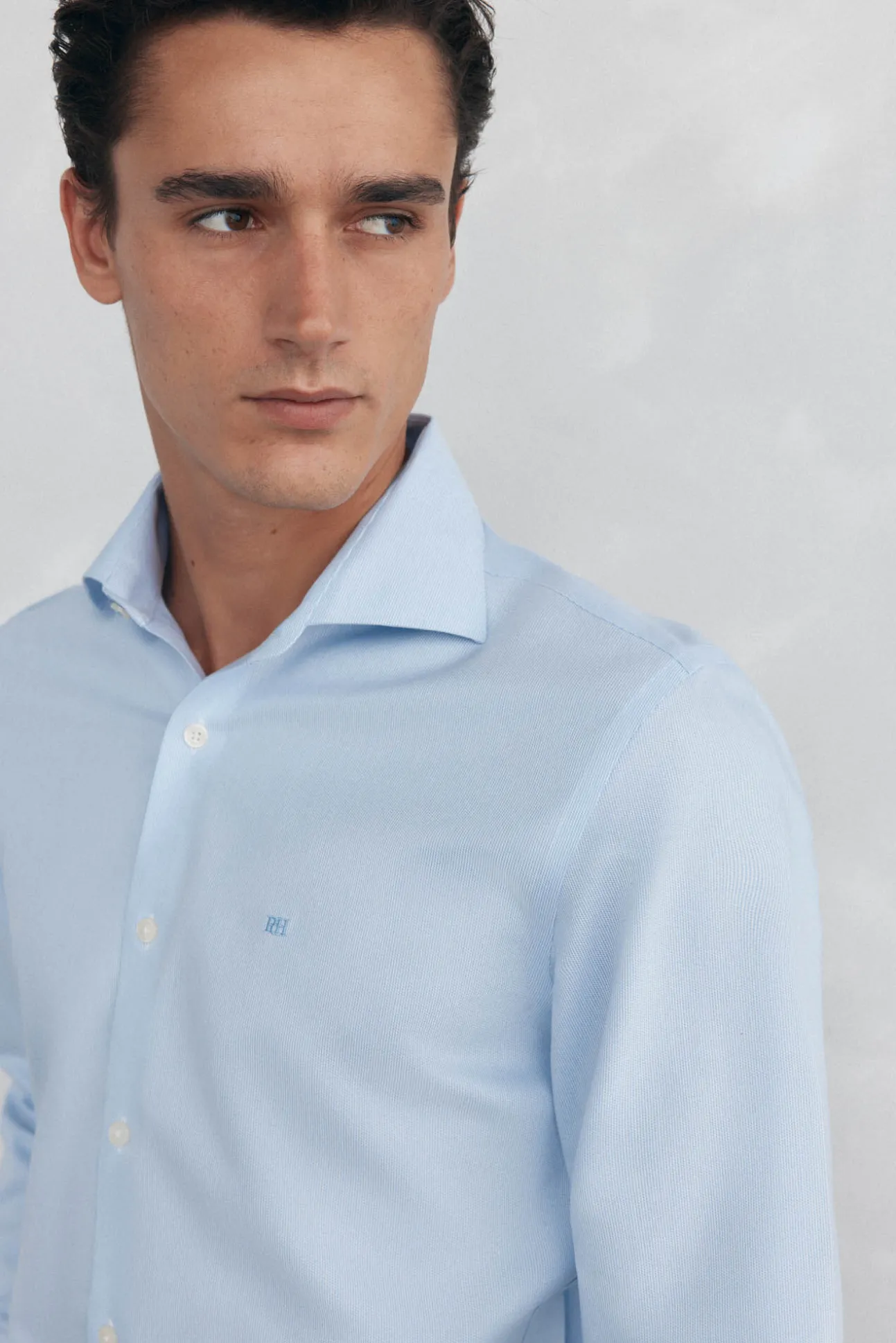Camisa vestir non iron + antimanchas