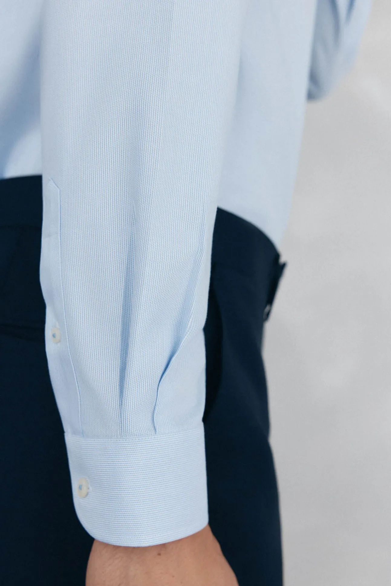 Camisa vestir non iron + antimanchas