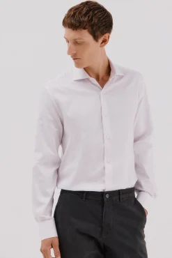 Camisa vestir rayas fácil plancha
