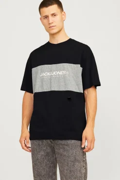 Camiseta bicolor logo frontal