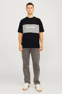 Camiseta bicolor logo frontal