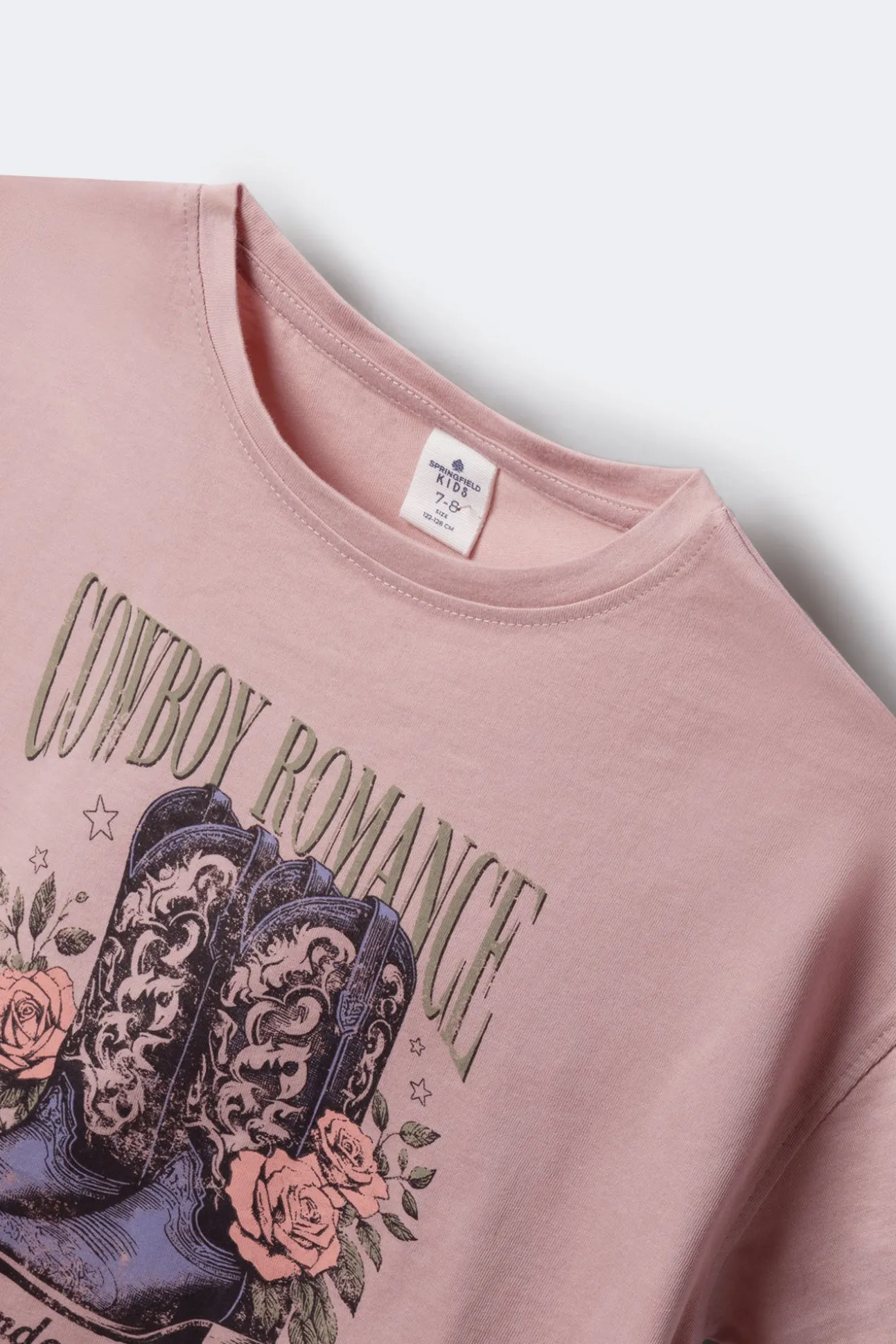 Camiseta botas cowboy niña