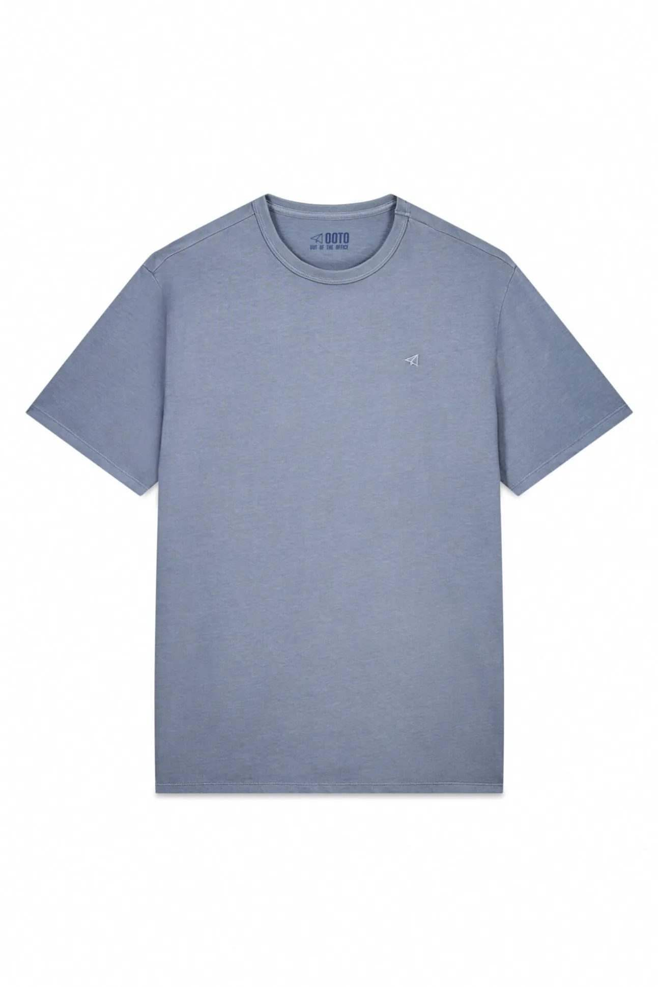 Camiseta básica con bordado avión